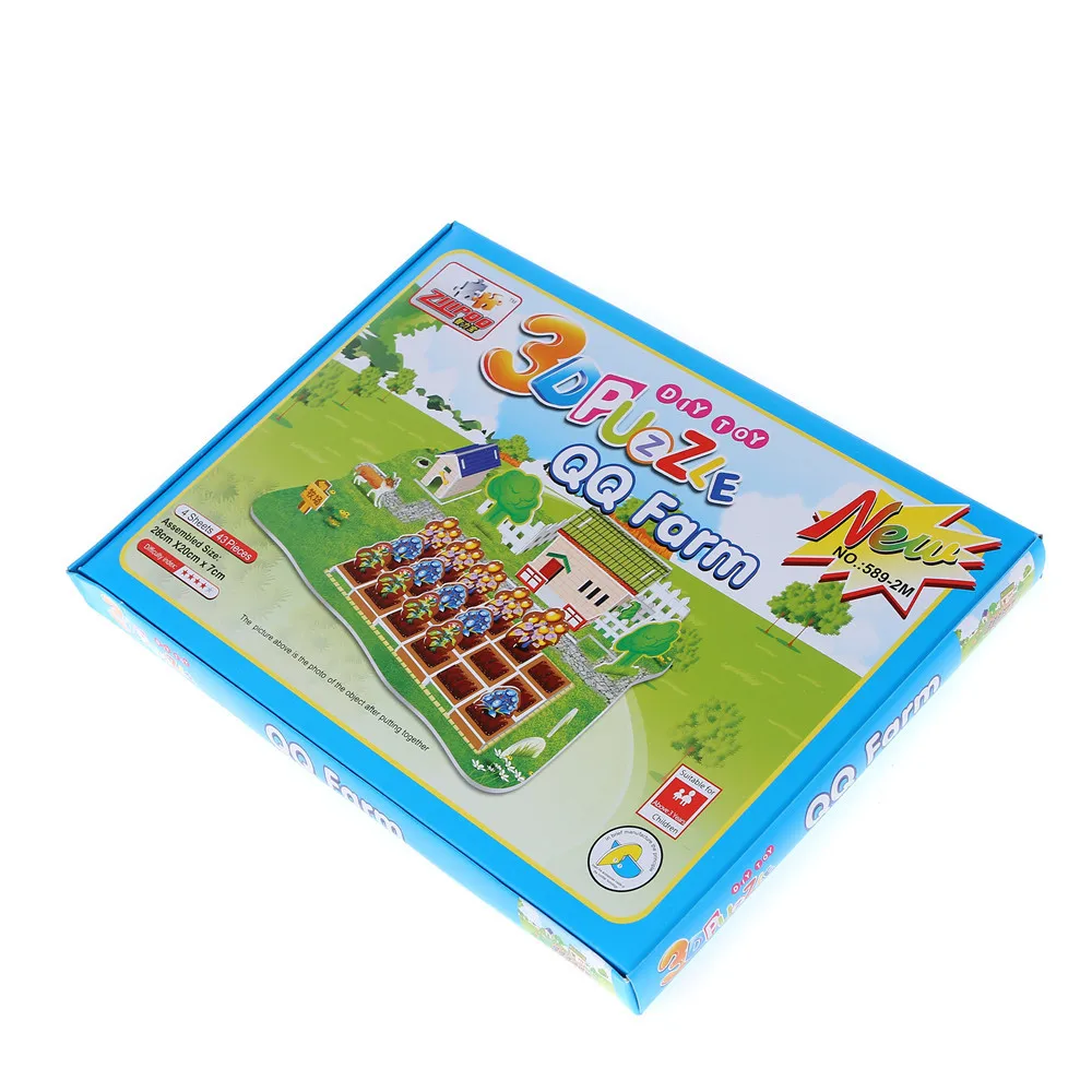 Zilipoo intelligent puzzle 3D educational toys 3D puzzle for children
