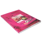 Softcover paper food introduction book, restaurant menu book printing service