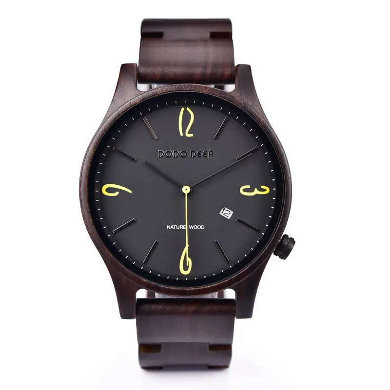 2020 New design dodo deer custom logo quartz watch minimalist men watches with wooden box
2020 New design dodo deer custom logo quartz watch minimalist men watches with wooden box