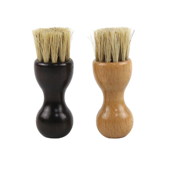 Gourd -Shape Shoes Brush 100% Natural-hair of pig hair brush Polish Applicator, Log/lacquered wood
Gourd -Shape Shoes Brush 100% Natural-hair of pig hair brush Polish Applicator, Log/lacquered wood