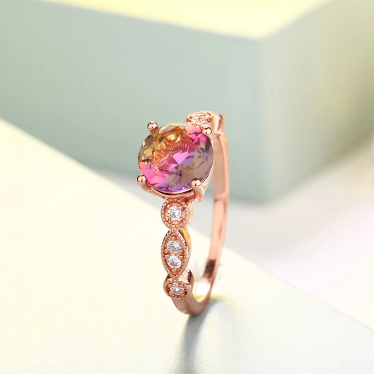 Accessory ring Rose Gold Wedding Engagement ring setting gold plated rings for women
Accessory ring Rose Gold Wedding Engagement ring setting gold plated rings for women