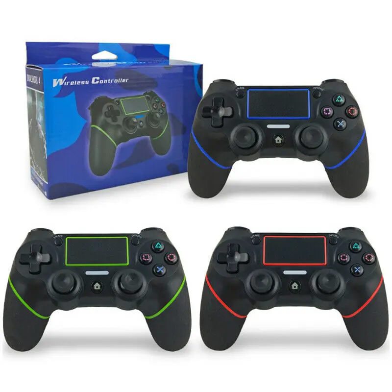 Gamepad Wireless Joystick Controller for PS4 System Premium PS4 Controller Double Vibration
Gamepad Wireless Joystick Controller for PS4 System Premium PS4 Controller Double Vibration
