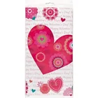 High quality plastic disposable table cover custom wedding table decoration party table cloth for Valentine