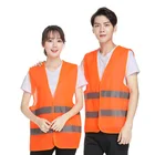 OEM & ODM Motorcycle Night Running Vest Gear cycling safety vest reflective jacket Pocket Inside