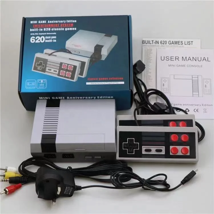 Hot selling Family Retro TV Game Console Built-in 620 Classic Video Games Handheld Game Player
Hot selling Family Retro TV Game Console Built-in 620 Classic Video Games Handheld Game Player