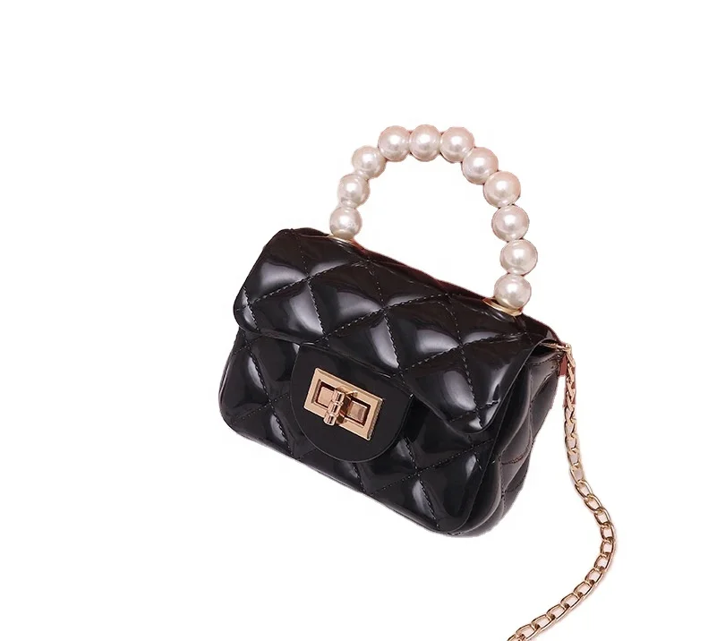 Pearl portable geometric shoulder messenger kid jelly bag Made In China, Black,white,pink,red,green
Pearl portable geometric shoulder messenger kid jelly bag Made In China, Black,white,pink,red,green