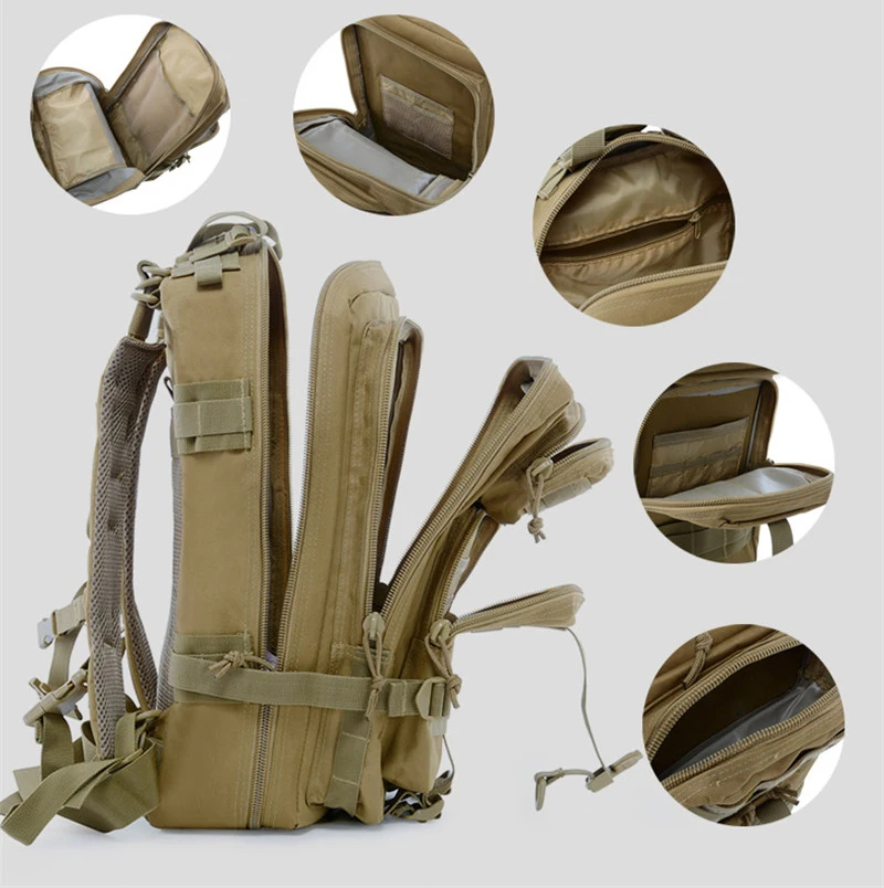 Wholesale ODM High Quality Outdoor Multicolor Backpack Climbing Hiking Bag Tactical Military Backpacks, Customized color
Wholesale ODM High Quality Outdoor Multicolor Backpack Climbing Hiking Bag Tactical Military Backpacks, Customized color
