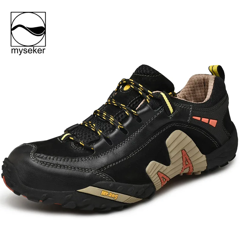 Waterproof Hiking Boots For Men Men Outdoor Shoes Action Waterproof Trekking Shoes black
Waterproof Hiking Boots For Men Men Outdoor Shoes Action Waterproof Trekking Shoes black