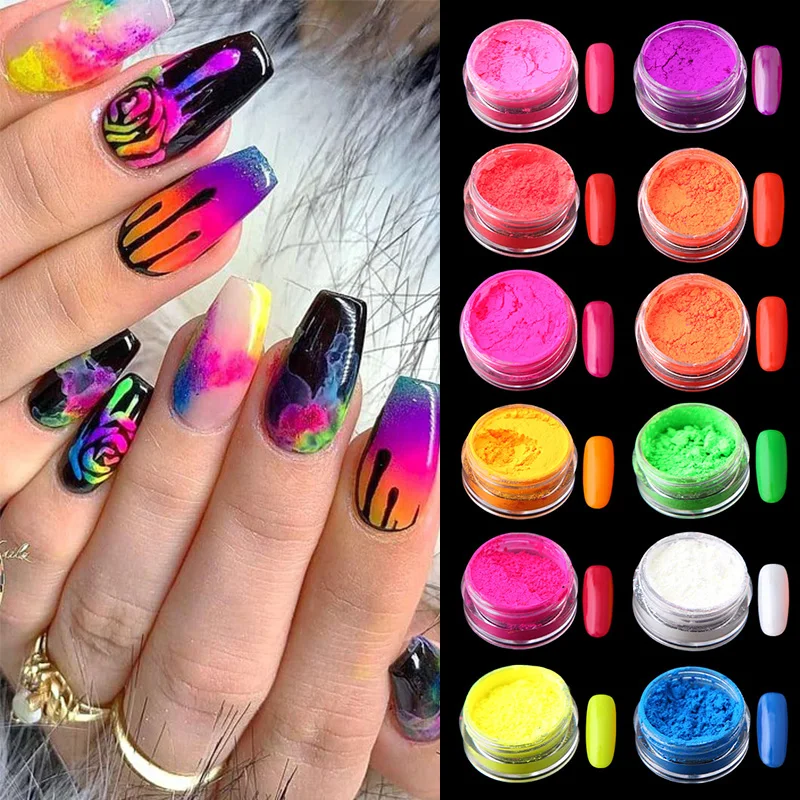 Hot selling 12 Boxes Neo Nail Powder Eyeshadow Pigment Fluoren scence Spangle Nail Glitter Make Up Shimmer Shining
Hot selling 12 Boxes Neo Nail Powder Eyeshadow Pigment Fluoren scence Spangle Nail Glitter Make Up Shimmer Shining