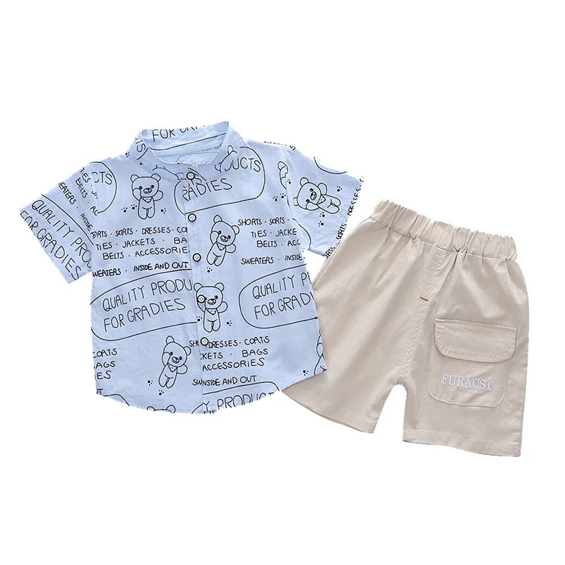 2021 Summer Children's Suit Baby Clothing T Shirt + Shorts Two Piece Outfit Sets Wholesale Cotton Boys Clothes, Yellow,blue,white
2021 Summer Children's Suit Baby Clothing T Shirt + Shorts Two Piece Outfit Sets Wholesale Cotton Boys Clothes, Yellow,blue,white