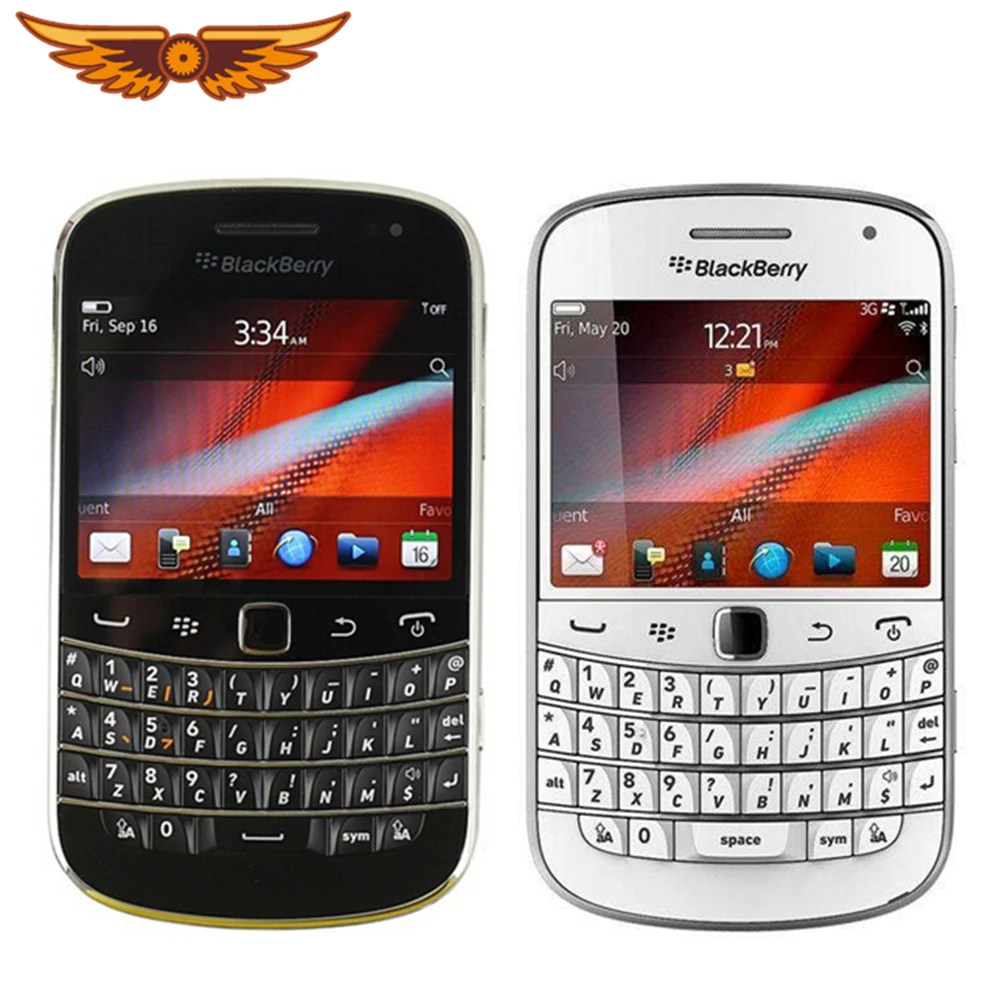 

For Blackberry 9900 Unlocked Phone 3G WCDMA QWERTY Keyboard 8GB ROM 5MP WIFI Refurbished Smartphone
