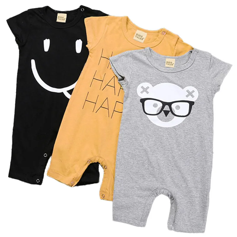 Children's Clothing Summer Men's and Women's Baby Short-sleeved Boxer Cotton Jumpsuit
Children's Clothing Summer Men's and Women's Baby Short-sleeved Boxer Cotton Jumpsuit