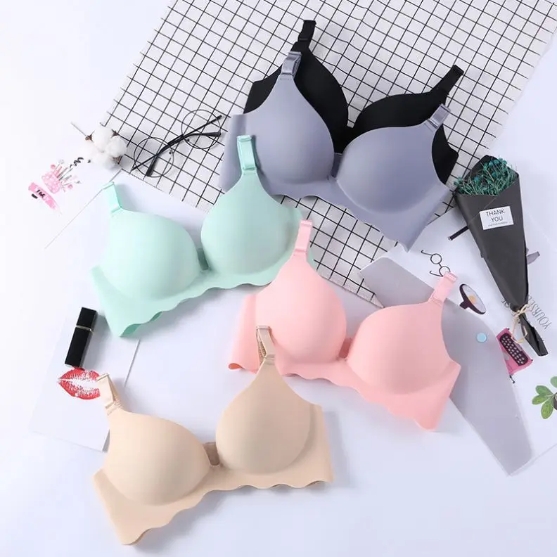 2020 Tendency Simple Solid Color Push Up wireless Adjusted-straps Comfort women Seamless Bra, Black/nude/green/grey/pink
2020 Tendency Simple Solid Color Push Up wireless Adjusted-straps Comfort women Seamless Bra, Black/nude/green/grey/pink
