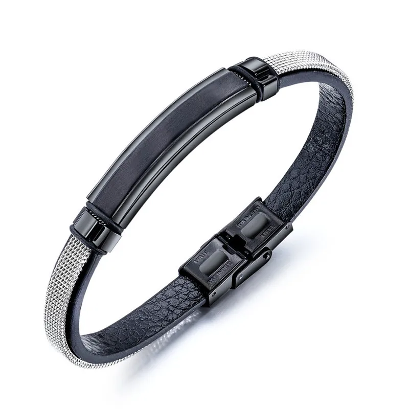 Wholesale New Production Stylish Leather Steel Man Charms Lot Bling Bond Touch Bracelet, Silver,black,rose gold
Wholesale New Production Stylish Leather Steel Man Charms Lot Bling Bond Touch Bracelet, Silver,black,rose gold