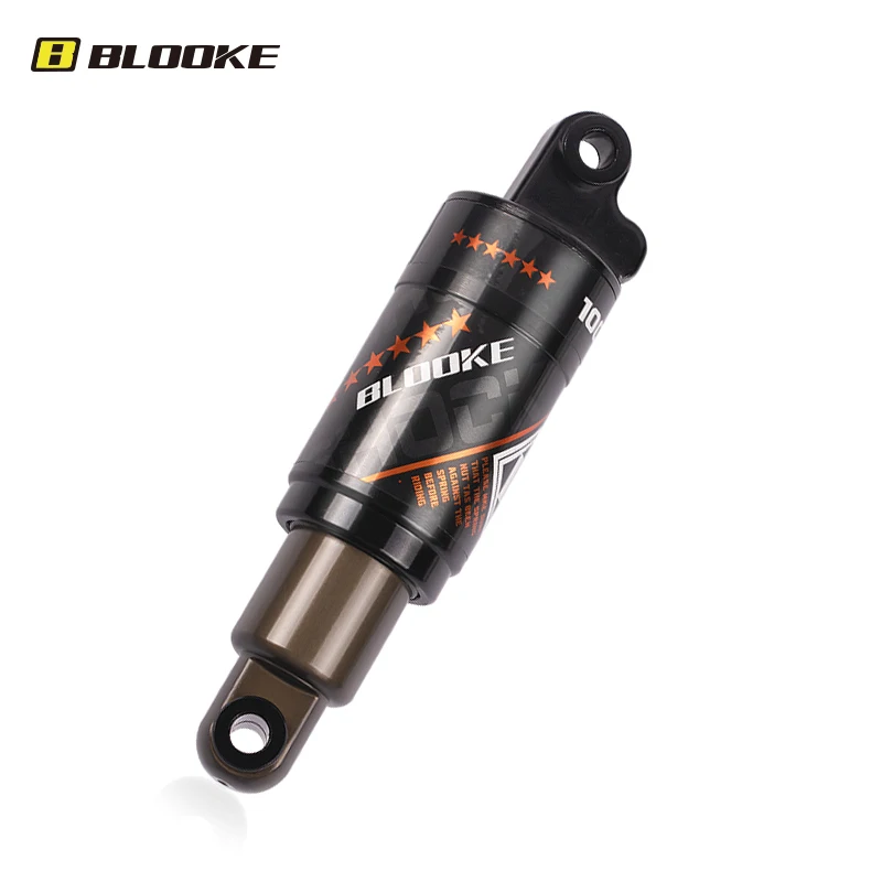 BLOOKE BM-R5 120 MM Mountain Bike Rear Shock Absorber Bicycle Hydraulic Aluminum Alloy Air Pressure Oil Spring Shock Absorber, Black
BLOOKE BM-R5 120 MM Mountain Bike Rear Shock Absorber Bicycle Hydraulic Aluminum Alloy Air Pressure Oil Spring Shock Absorber, Black