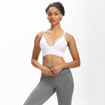 New women's nude sling yoga sports underwear shockproof leisure beauty back running sports bra
New women's nude sling yoga sports underwear shockproof leisure beauty back running sports bra