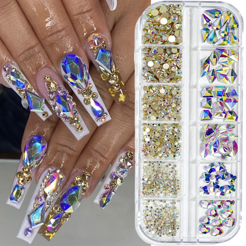 Crystal Ab Nails Crystal Gemstone Grass Art Tool Dotting Pen Set Black Mixed Nail Diamond Nail Rhinestone Box
Crystal Ab Nails Crystal Gemstone Grass Art Tool Dotting Pen Set Black Mixed Nail Diamond Nail Rhinestone Box