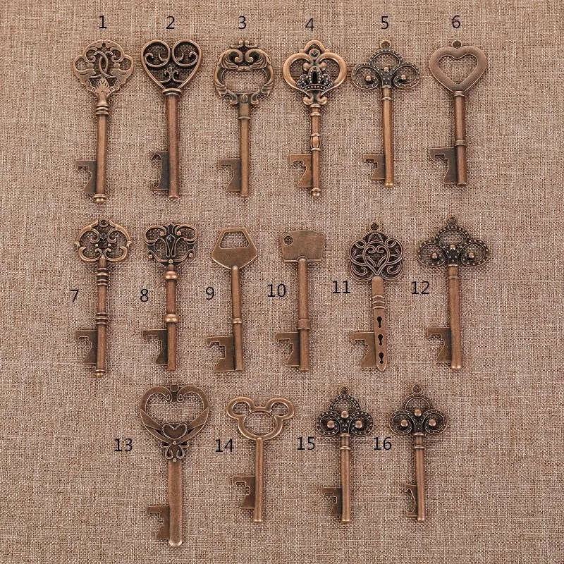 Wedding Favors Antique brass Decoration Key Bottle Openers key shaped antique bottle opener for party wedding, Photo
Wedding Favors Antique brass Decoration Key Bottle Openers key shaped antique bottle opener for party wedding, Photo