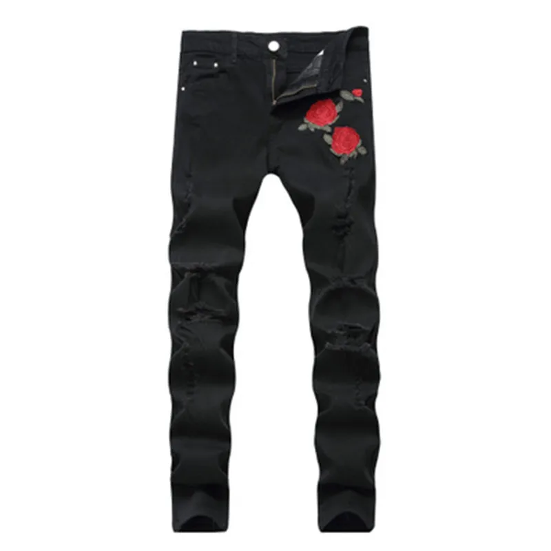 Men jeans Fashion Casual Men's Flower Pattern Pencil Pants Spring Autumn Pants New Men's Hole Jeans, Customized color
Men jeans Fashion Casual Men's Flower Pattern Pencil Pants Spring Autumn Pants New Men's Hole Jeans, Customized color