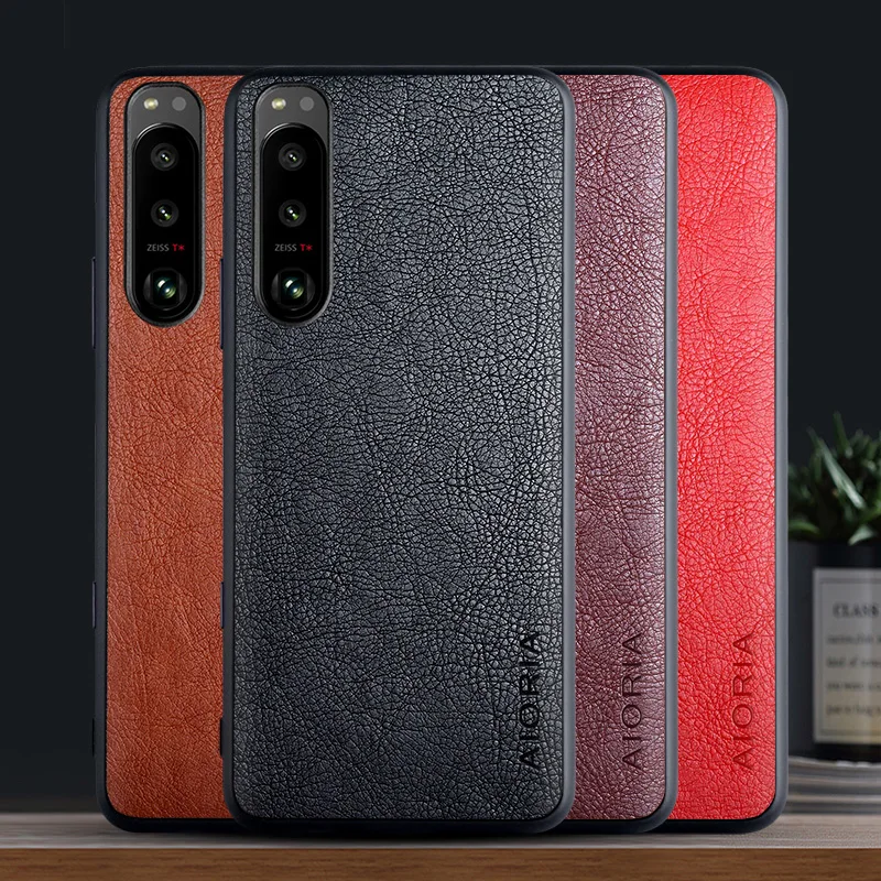 Leather Case For Sony Xperia 5 iii Luxury Style High Grade Retro Litchi PU Material Soft TPU Cover Sony Xperia 5 III Funda, Black brown red coffee
Leather Case For Sony Xperia 5 iii Luxury Style High Grade Retro Litchi PU Material Soft TPU Cover Sony Xperia 5 III Funda, Black brown red coffee