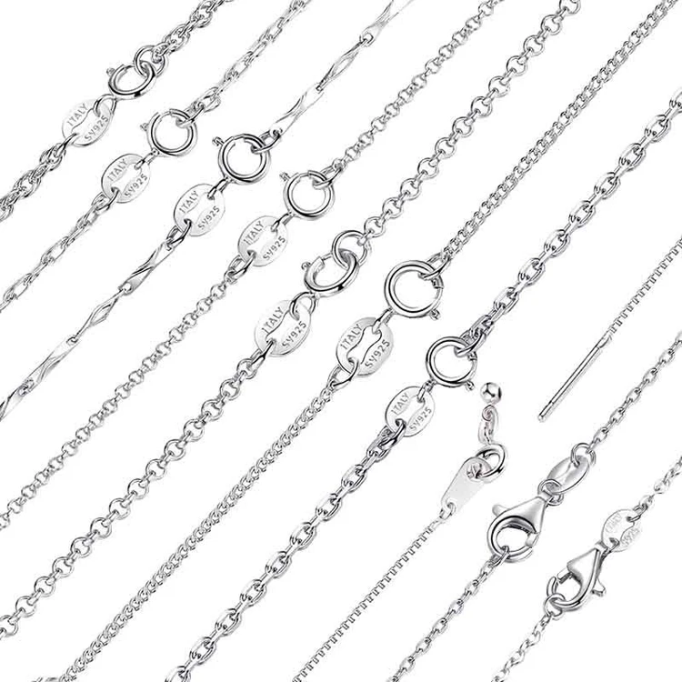 Classic 925 Sterling Silver Lobster Clasp Adjustable Basic Necklace Chain Fashion Jewelry
Classic 925 Sterling Silver Lobster Clasp Adjustable Basic Necklace Chain Fashion Jewelry