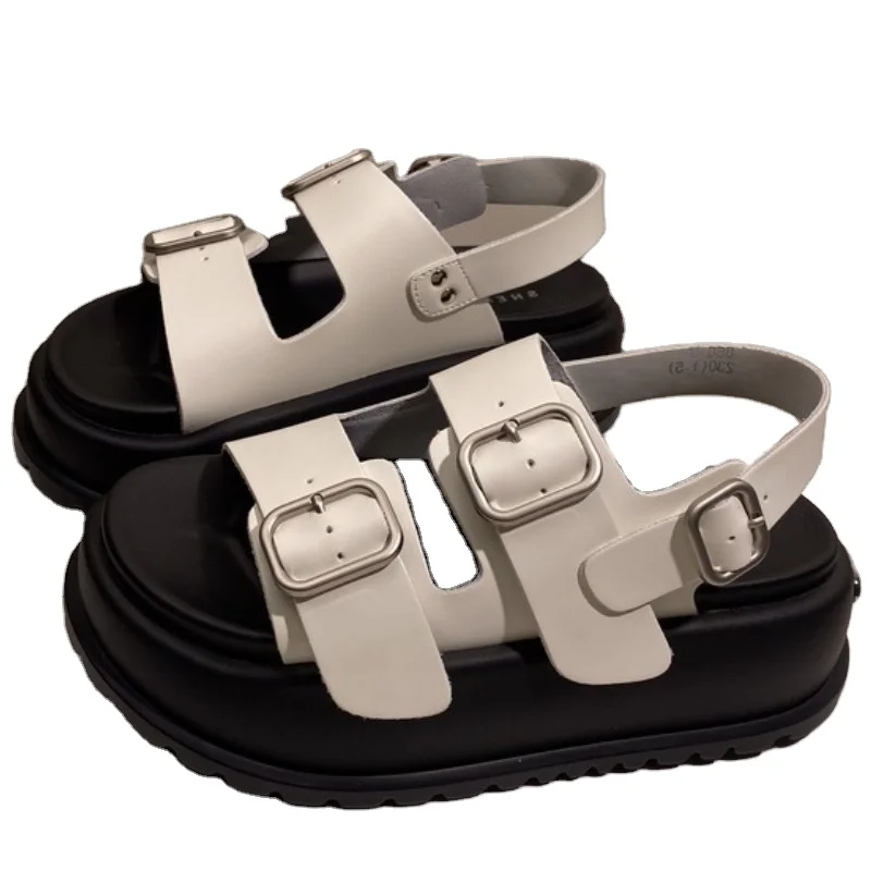 ropshipping Custom Logo Roma Summer Beach Platform Sandals Thick Sole Buckle Strap Fashion Designer Flat Sandals Women
ropshipping Custom Logo Roma Summer Beach Platform Sandals Thick Sole Buckle Strap Fashion Designer Flat Sandals Women