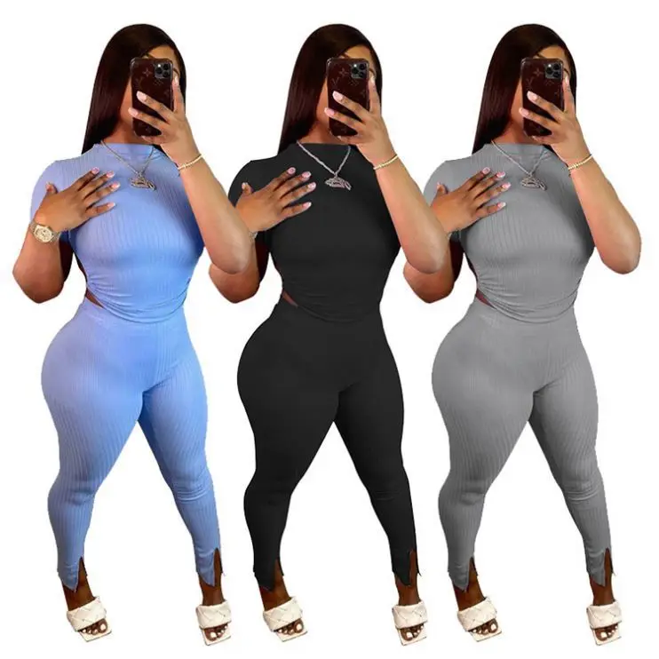 OSINA Backless Short Sleeeve 2 Piece Set Women Fashion Summer Two Piece Pants Woman Jogger Outfits Sets
OSINA Backless Short Sleeeve 2 Piece Set Women Fashion Summer Two Piece Pants Woman Jogger Outfits Sets