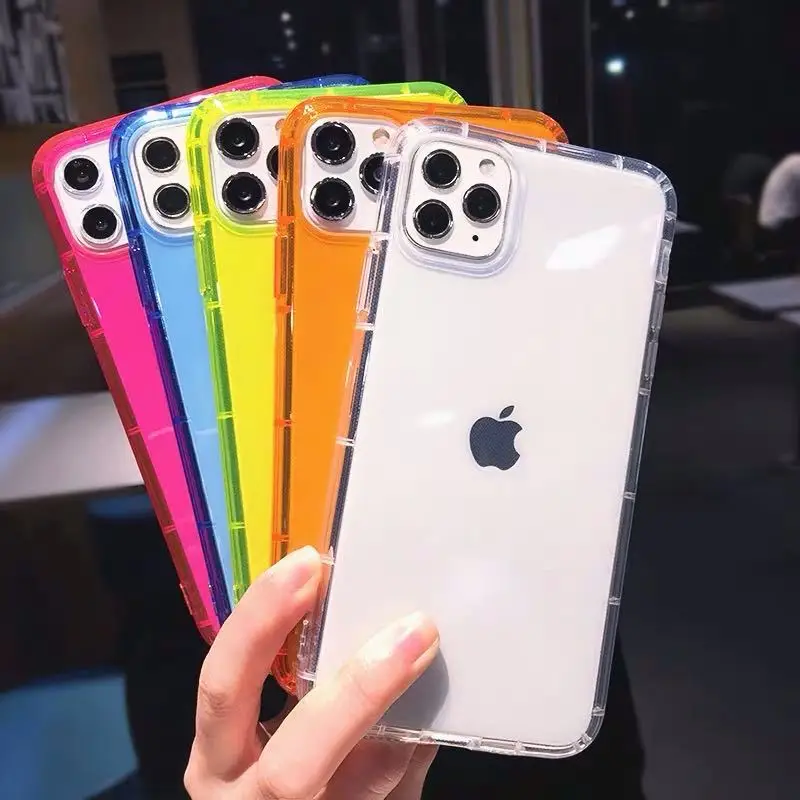 2020 New Shockproof Fluorescent Neon TPU Bumper Phone Case Back Cover For iPhone X XR 11 Pro Max 12 Cases, Same as pictures
2020 New Shockproof Fluorescent Neon TPU Bumper Phone Case Back Cover For iPhone X XR 11 Pro Max 12 Cases, Same as pictures