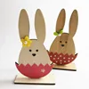 2019 hot selling 3D Wooden Assembly Puzzle Decorative Crafts Furnishing Articles Rabbit Gifts for Kids and Adults