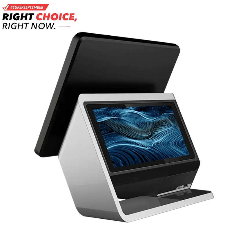 China All In One Pos System Built In 80mm Thermal Printer Touch Screen Pos Terminal For Restaurant Retail On Global Sources