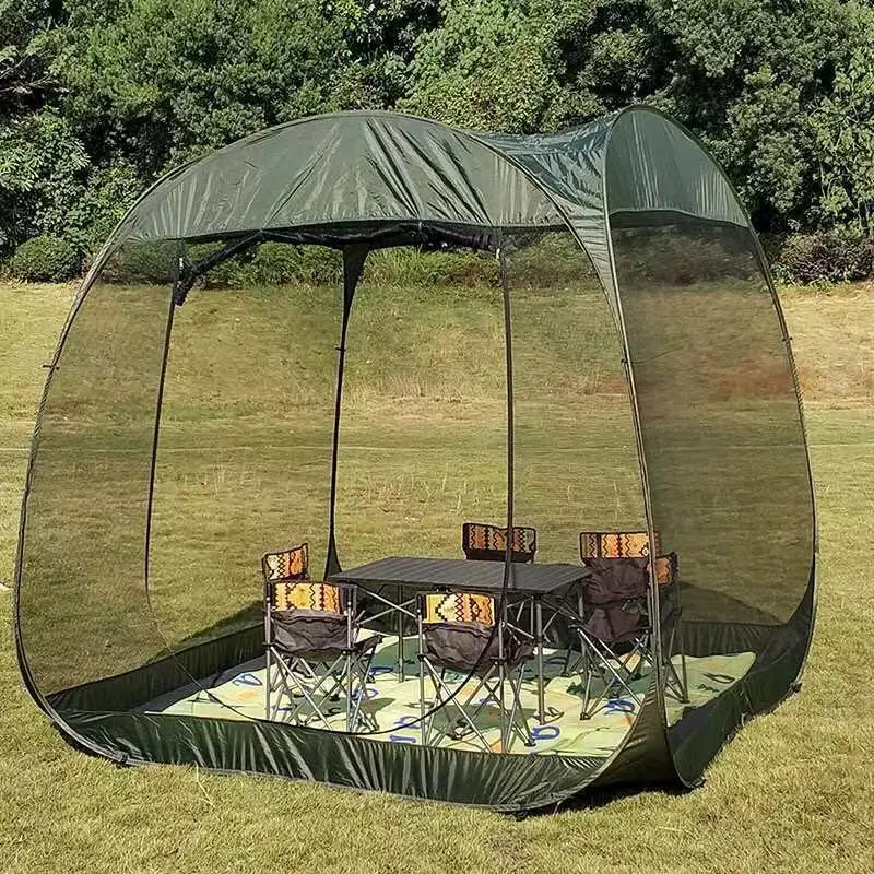 Outdoor Garden Pop Up Camping Mesh Screen Room House Foldable Mosquito Net Tent big space family dining tent
Outdoor Garden Pop Up Camping Mesh Screen Room House Foldable Mosquito Net Tent big space family dining tent