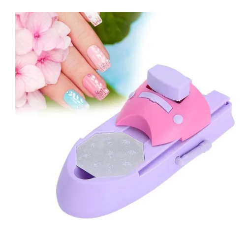 Newest Auto DIY Printer For Nail Art Stamp Machine Manicure Set With 6 Metal Pattern Plates Tool Nail Decals Printer, Pink
Newest Auto DIY Printer For Nail Art Stamp Machine Manicure Set With 6 Metal Pattern Plates Tool Nail Decals Printer, Pink