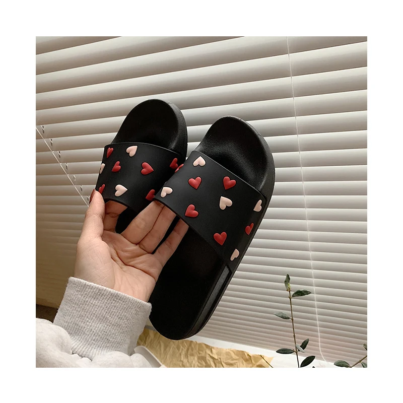 New style High quality Lovely heart decoration outdoor slippers house indoor summer beach slippers, As picture
New style High quality Lovely heart decoration outdoor slippers house indoor summer beach slippers, As picture