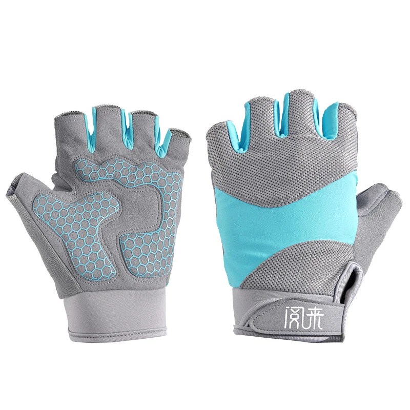 Hot selling cycling gloves breathable and lightweight anti-slip fitness gym bike gloves, Pink+grey+blue
Hot selling cycling gloves breathable and lightweight anti-slip fitness gym bike gloves, Pink+grey+blue