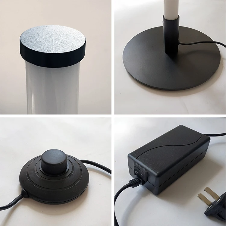 Factory price 360 degree luminous slim acrylicstraight LED linear tube for living room bedroom table light