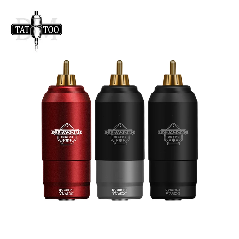 Wholesale Tattoo Power Supplies RCA Cord Mini Wireless Rocket Tattoo Power Supply For Tattoo Machine
Wholesale Tattoo Power Supplies RCA Cord Mini Wireless Rocket Tattoo Power Supply For Tattoo Machine
