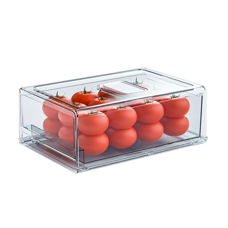 Press storage box cereal plastic with separation sealed food jars food container, White
Press storage box cereal plastic with separation sealed food jars food container, White