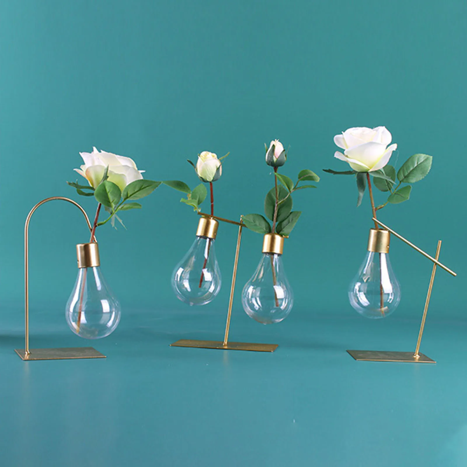 Glass Bulb Flower Pot Tabletop Vase Water Container Durable Single Bubble Straight Flowerpot With Home Decoration Bracket
Glass Bulb Flower Pot Tabletop Vase Water Container Durable Single Bubble Straight Flowerpot With Home Decoration Bracket