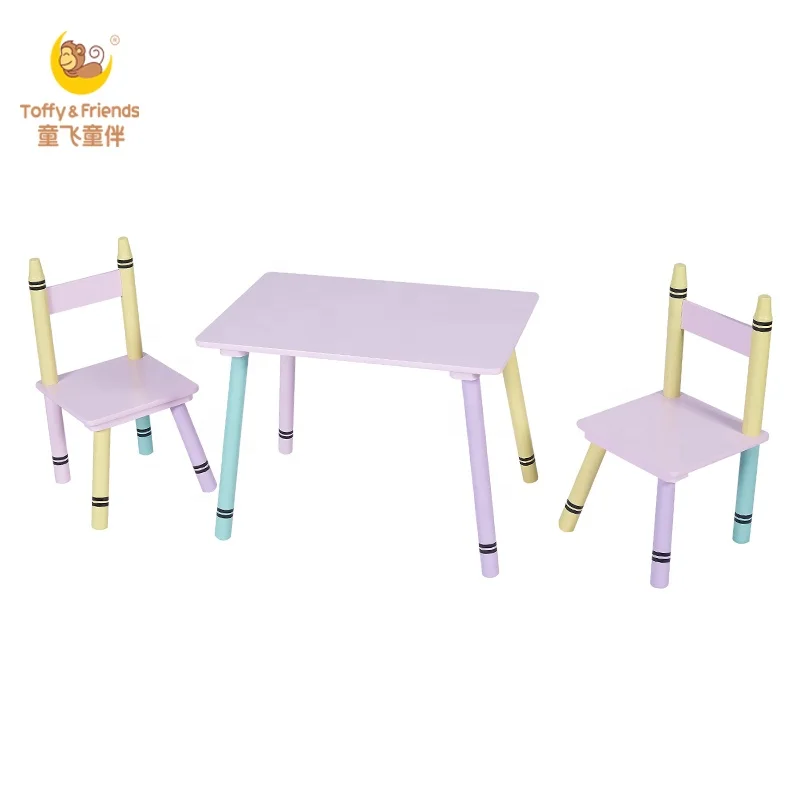 crayon table and chair set