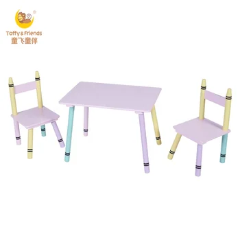 kids crayon table and chairs