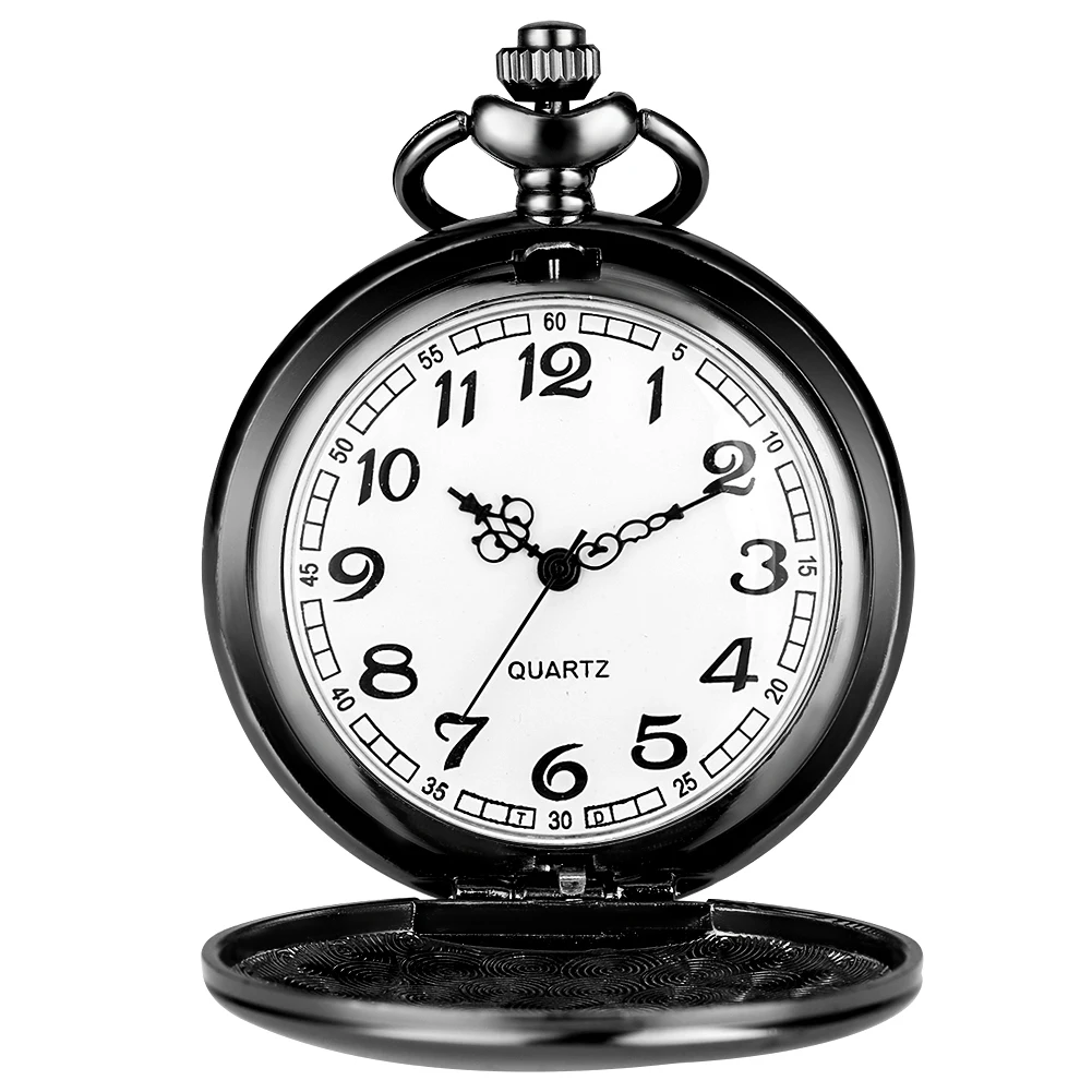 Free Shipping Modern Black Smooth Pocket Watch Quartz with Watch Chain, Black/silver/gold
Free Shipping Modern Black Smooth Pocket Watch Quartz with Watch Chain, Black/silver/gold