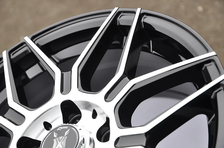 Excellent quality 16 inch 38 ET alloy wheel rims for car with black body