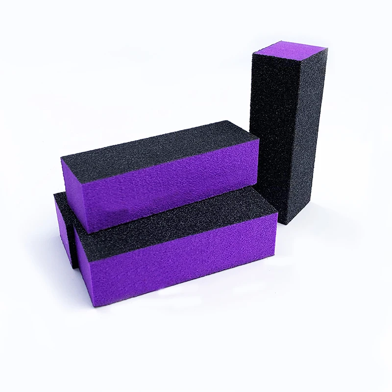 500Pcs/Case Professional Nail Tools 3 Sides Mini Nail buffer Block, Purple foam+black grit
500Pcs/Case Professional Nail Tools 3 Sides Mini Nail buffer Block, Purple foam+black grit