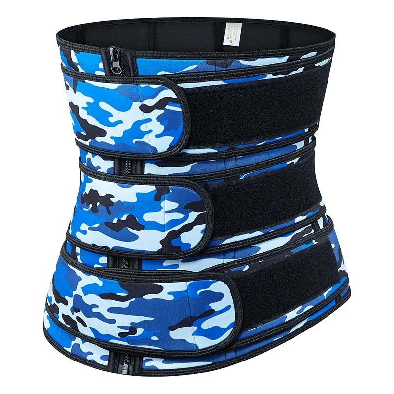 Factory direct supply camouflage waist trainer belt,neoprene 3 belts waist trimmer belt, Pink,blue
Factory direct supply camouflage waist trainer belt,neoprene 3 belts waist trimmer belt, Pink,blue