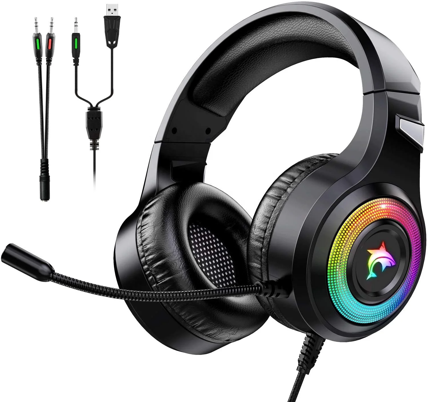 Best Gaming Headset Xbox One Headset with Stereo Surround Sound PS4 Gaming Headset with Mic LED Light Noise Cancelling Over Ear
Best Gaming Headset Xbox One Headset with Stereo Surround Sound PS4 Gaming Headset with Mic LED Light Noise Cancelling Over Ear
