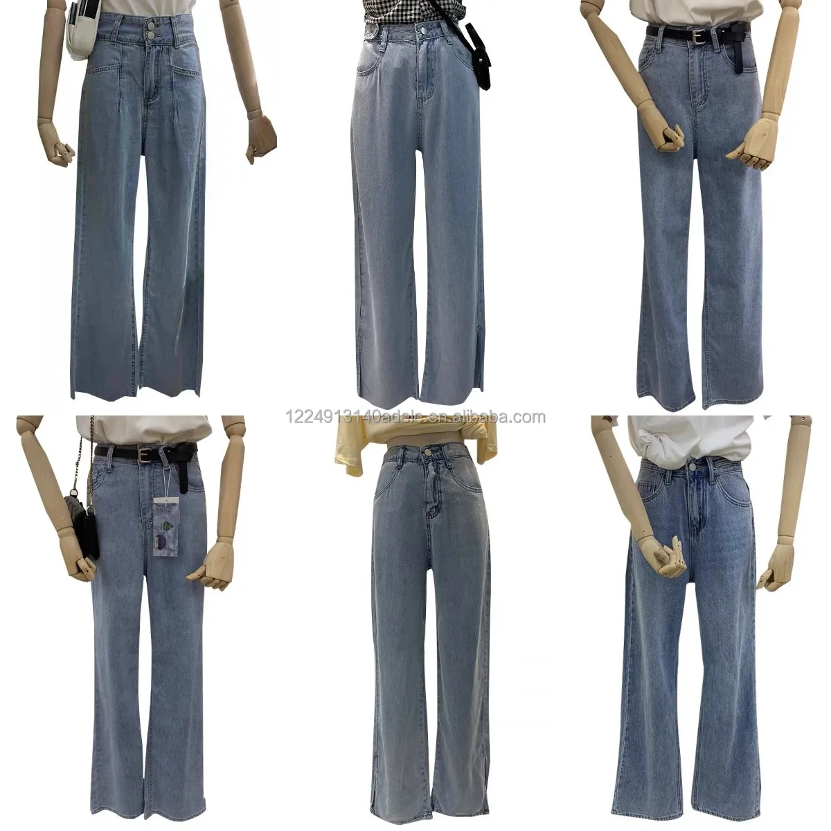 High Waist Women's Jeans Wide-leg Korean Loose Straight Mopping Pants Women Jean Boyfriend style denim trousers
High Waist Women's Jeans Wide-leg Korean Loose Straight Mopping Pants Women Jean Boyfriend style denim trousers