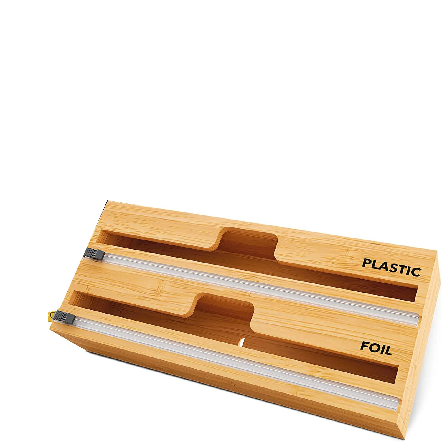 Kitchen Drawer Organizer Holder, Compatible 12 lnches Roll Aluminum Wax Paper Bamboo Foil Dispenser With Cutter
Kitchen Drawer Organizer Holder, Compatible 12 lnches Roll Aluminum Wax Paper Bamboo Foil Dispenser With Cutter