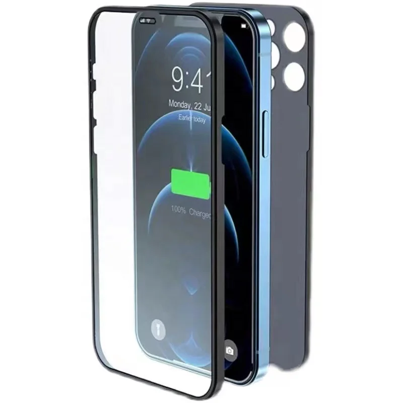 2021 hot sales 360 luxury Double Sides Tempered Glass Magneto Phone Shell Protective Case for iPhone 12 mini
2021 hot sales 360 luxury Double Sides Tempered Glass Magneto Phone Shell Protective Case for iPhone 12 mini