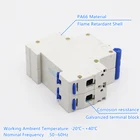 Free Sample IEC60947 Single Phase 10 Amp 20amp Water Proof MCB With Cover