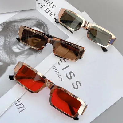 New Square Metal Sunglasses 2022 Fashion Ins Style Sunglasses Women Men Trendy Sunglasses, Picture show
New Square Metal Sunglasses 2022 Fashion Ins Style Sunglasses Women Men Trendy Sunglasses, Picture show